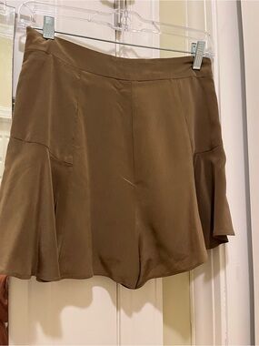 Stone Cold Fox caramel tan mini skort